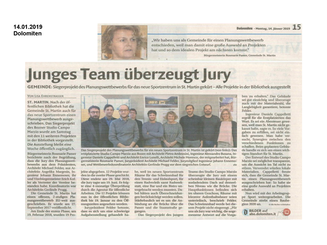 14.01.2019 Dolomiten, Junges Team überzeugt Jury.pdf