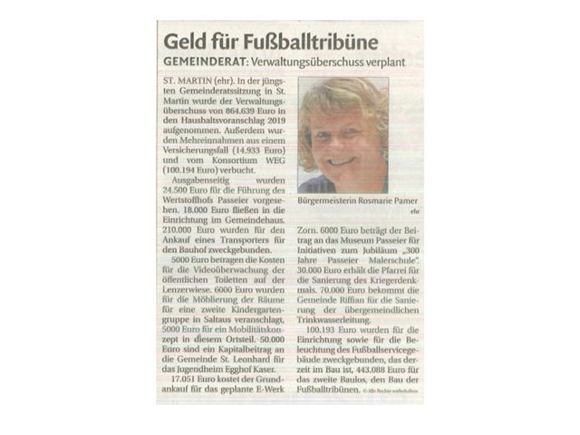 17.05.2019 Dolomiten, Geld für Fußballtribüne.pdf