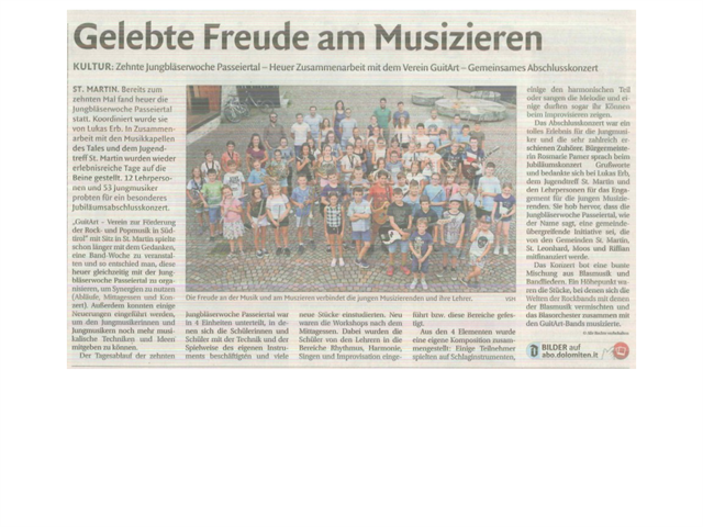 11.09.2019 Dolomiten, Gelebte Freude am Musizieren.pdf