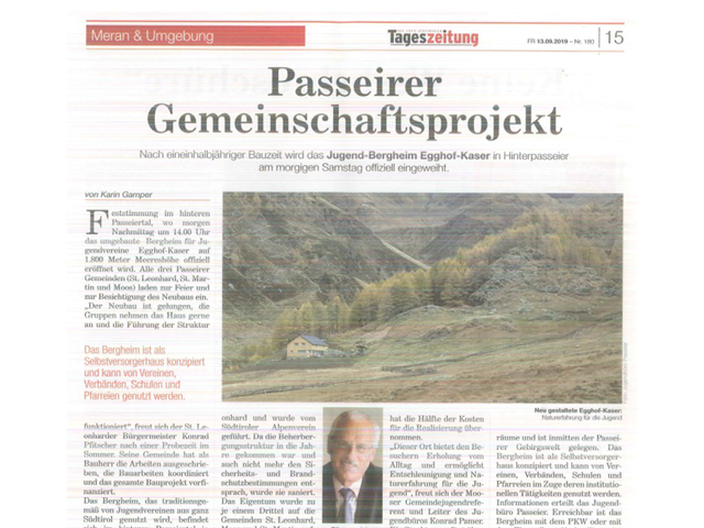13.09.2019 Tageszeitung, Passeirer Gemeinschaftsprojekt.pdf